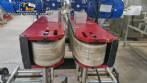 Etiquetadora automtica de doble cabezal para botellas planas Bauch Campos