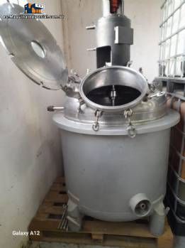 Reactor con camisa interna en acero inoxidable de 500 litros