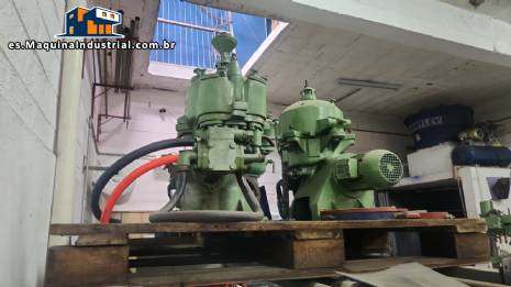 Separador centrfugo Westfalia de 1.000 litros/hora para la purificacin de aceite