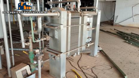 Pasteurizador con intercambiador de calor de placas de acero inoxidable de Brasholanda