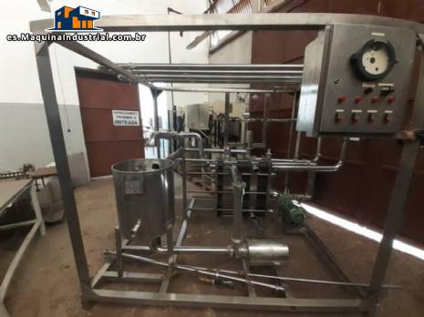 Pasteurizador de placa de acero inoxidable 10.000 L West Equipamentos