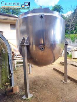Tanque de cozinhamento de acero inoxidable con camisa de 3.000 L