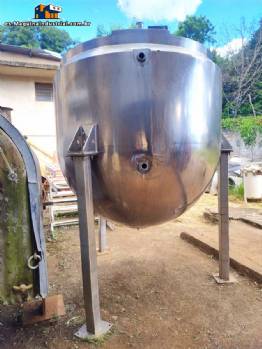 Tanque de cozinhamento de acero inoxidable con camisa de 3.000 L