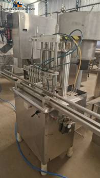 Lineal de llenado 6 quemadores de acero inoxidable