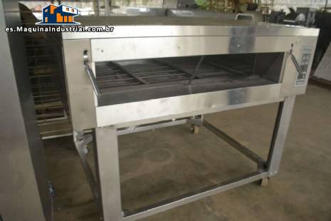 Pr�ctico horno de lastre modular de acero inoxidable