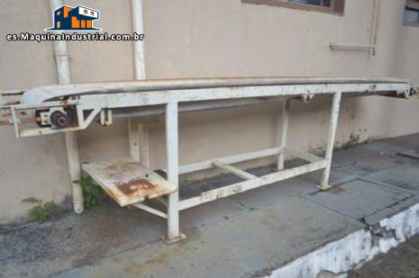 Cinta transportadora 4,30 m x 550 mm