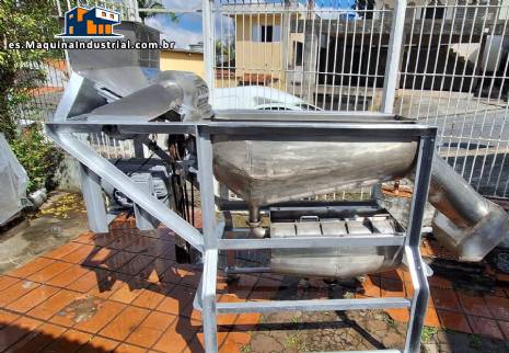 Pulpera de acero inoxidable de 3 etapas de 3.000 kg por hora