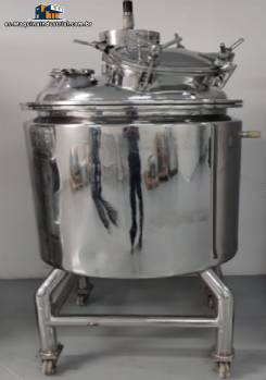 Tanque reactor de acero inoxidable con agitador, 200 L