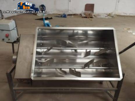 Mezclador de paletas de acero inoxidable Seleto Industrial de 200 kg
