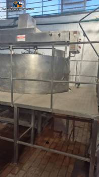 Tanque para produccin y coagulacin de queso 5.000 L