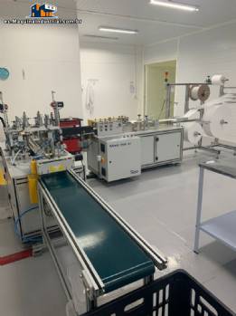 Maquina para producir mascarillas quir�rgicas Automatisa 60 mascarillas/minuto