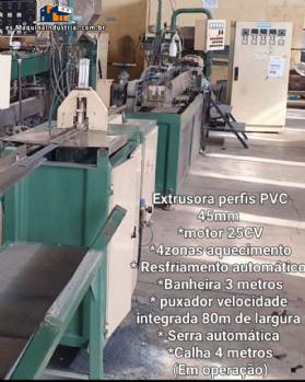 Extrusora de perfiles de PVC con husillo de 45 mm IMACON