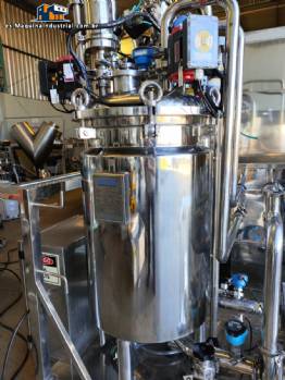 Tanque Reactor de 100 L / 140 L en Acero Inoxidable 316L CIP en Skid Kroma (Con Documentaci�n ERU/URS y Data Sheet)