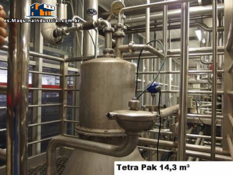 Línea completa para pasteurización Tetra Pak