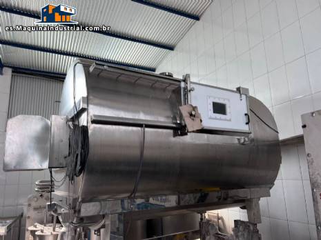 L�nea de producci�n continua para queso Minas Frescal, 2.000 litros, acero inoxidable.