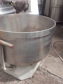 Tacho inox con carrito de 300 litros