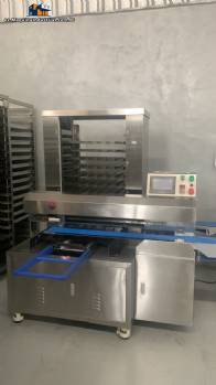 Alineador organizador de galletas en bandejas 200 unidades por minuto