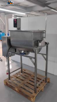 Batidora de cinta horizontal de acero inoxidable, 200 litros.