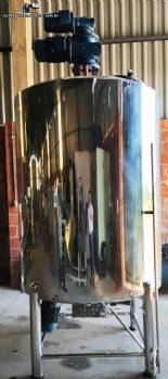 Reactor herm�tico tanque encamisado en acero inoxidable 316 2.800 L