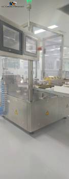 Labeling machine for injectable drop vials 24,000 vials per hour Bausch year 2026