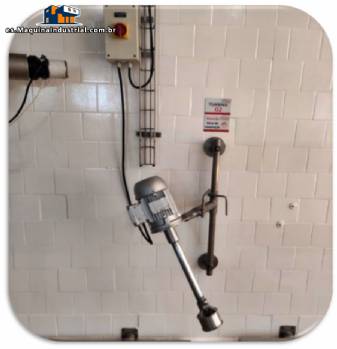 Agitador, dispersor, mezclador y homogeneizador de acero inoxidable Artinox para lquidos, 0,75 HP.