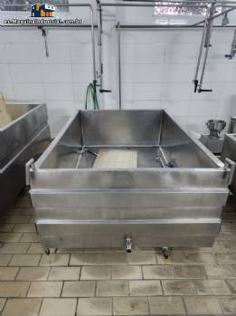 Tanque encamisado de acero inoxidable para produccin de queso 1500 litros