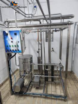 Pasterizador de placas de acero inoxidable para leche de vaca Xavier Equipamentos