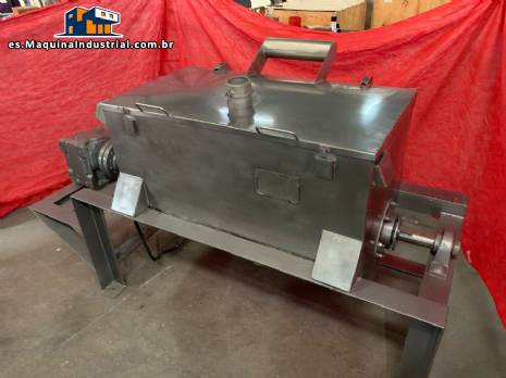 Mezclador de paletas de acero inoxidable de 600 litros