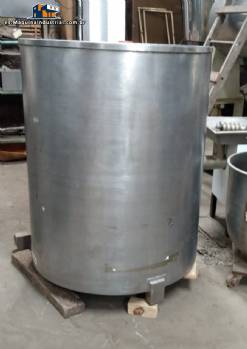 Depsito de acero inoxidable de 800 L