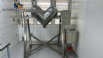 Mezclador en V de acero inoxidable, 50 kg, HEFESTO do Brasil