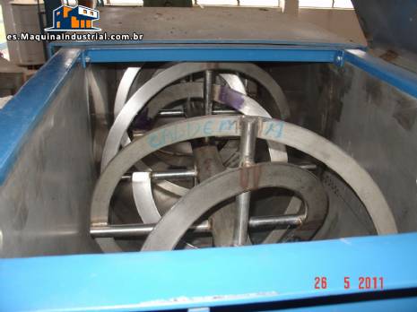 Cinta mezclador de acero inoxidable de 600 litros Banerjee Cinta mezclador de acero inoxidable de 600 litros Banerjee