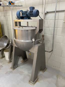 Sartén de acero inoxidable 150L Mecamau Sartén de acero inoxidable 150L Mecamau